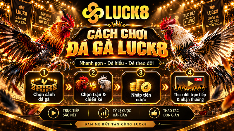 Cách chơi Đá gà LUCK8