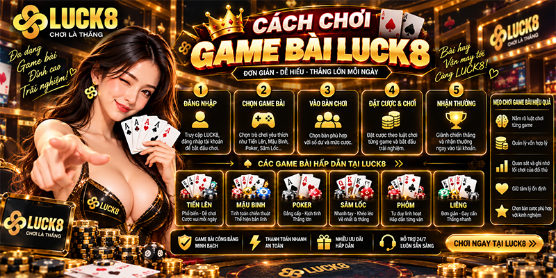 Cách chơi Game bài LUCK8