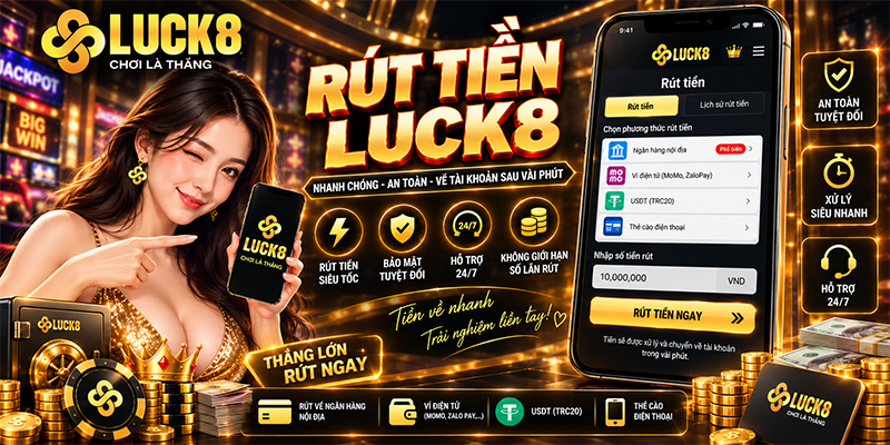 Rút Tiền LUCK8